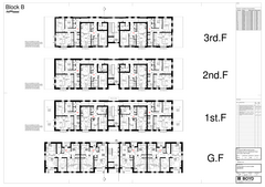 Block b proposed floor plans